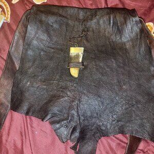 Beautfiul African Black Leather Purse